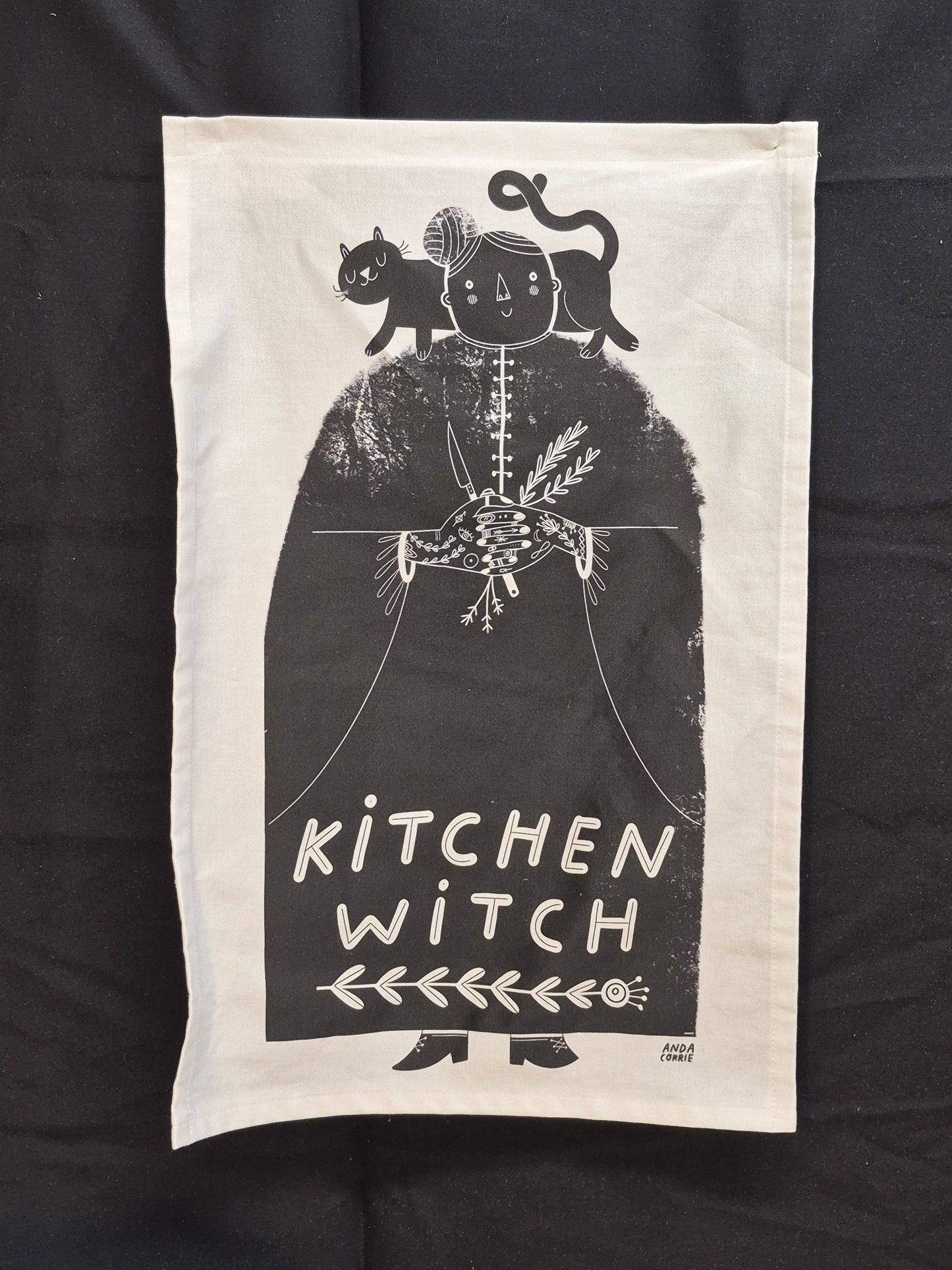 Kitchen witch wall hanging