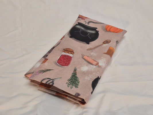 Kitchen witch tea towel