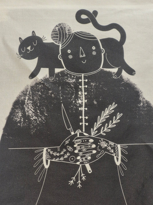 Kitchen witch wall hanging